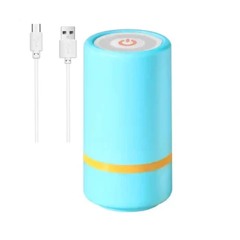 Prenosné USB Nabíjateľné Ručný Mini Taška Fóliou Kuchyňa Smart Malých Potravín pre Domácnosť Vysávače Fóliou s 10 Tašky Modrá