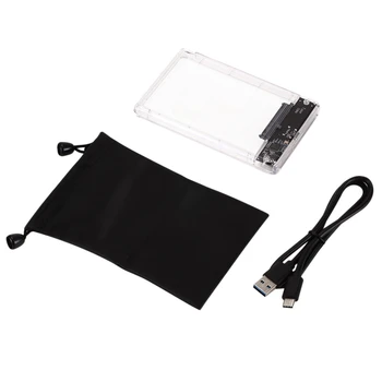 Pevný Disk Krytu, 2,5-Palcový USB-C Sata Notebook Pevného Disku Box Je Kompatibilný S 2,5-Palcový Sata Rozhranie Pevného Disku