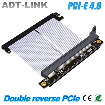 PDO-Link 2024 PCIe 4.0 x16 Stúpačky Kábel, Grafická Karta Rozšírenia, [ RTX 4090 3090 RX6800XT Testované ] Dual Zadnej strane Pre ITX formátu A4 Mini PC